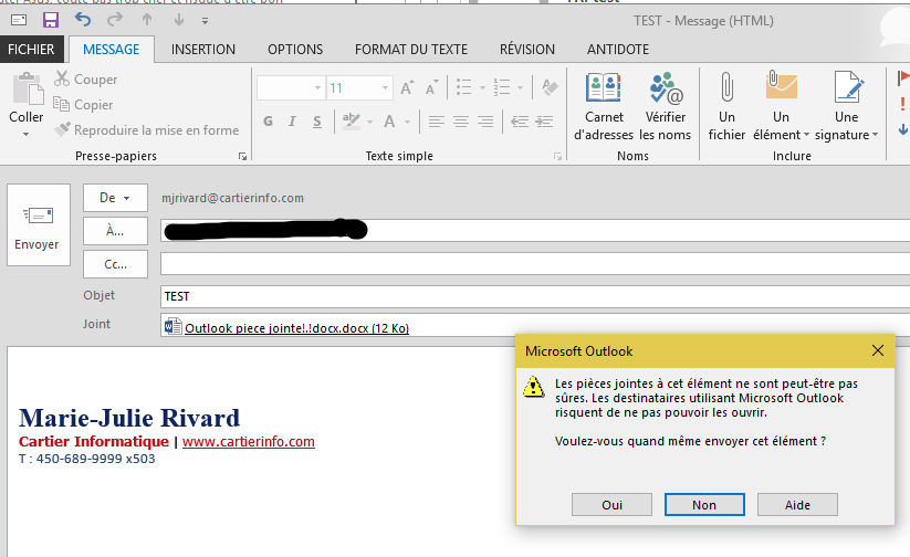 Corriger Le Probleme D Ouverture De Piece Jointe Dans Microsoft Outlook